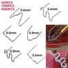 3000/1200/600pcs Plastic Repair Machine Welding  Stapler Bumper Fender Welder Staples Kit For Soldering Bumper Vehicle Repair
