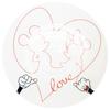 Sango Toki Disney Mickey Mouse Minnie Mouse Tableware Set Plate 4 Piece Set Love Is Made in Japan