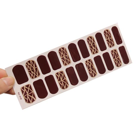 Nail Sticker Self-Adhesive Eco-friendly Paper Nail Art Stickers Decals for Beauty