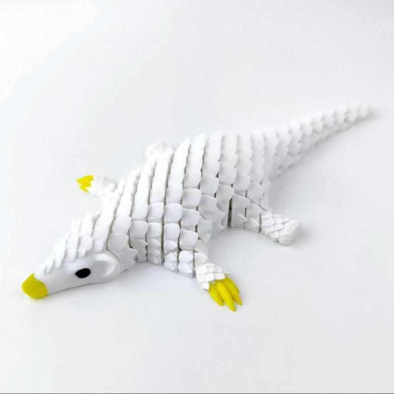 3D Printed Pangolin Toy With Movable Joints Simulated Animal Model For Stress Relief Unique Decompression Tool