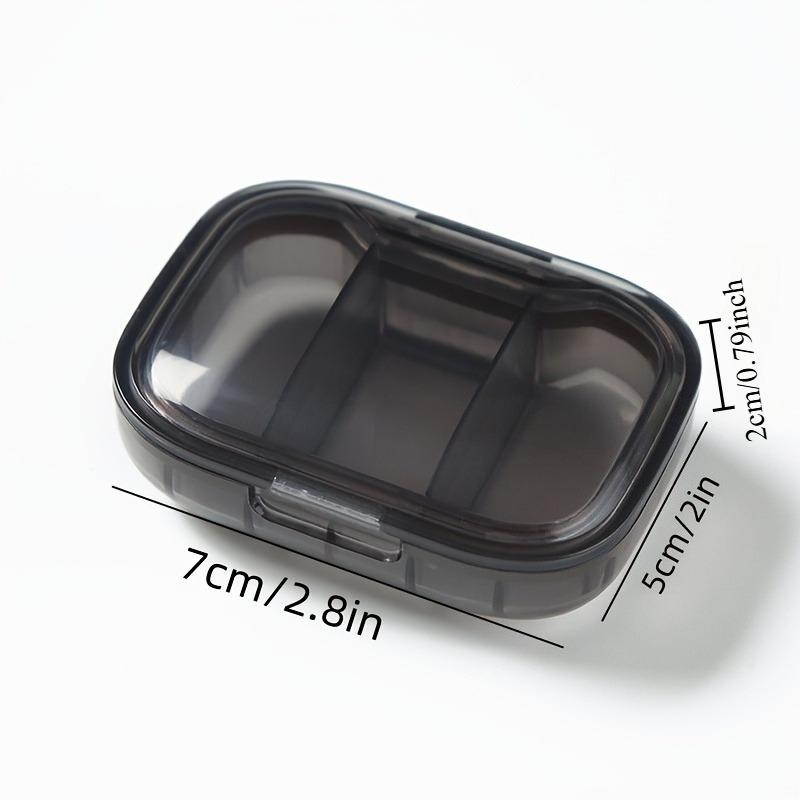 1PC portable mini pill storage box dustproof storage box small items saving box