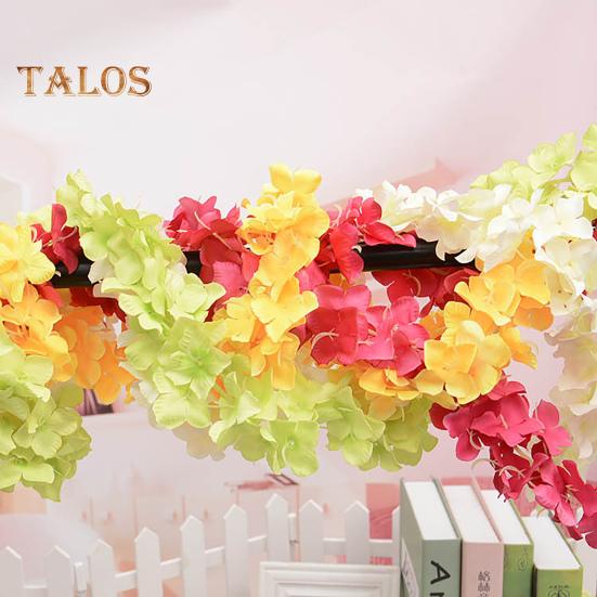 Künstliche Blume, lichtecht, Hochzeitsdekor, feine Verarbeitung, schöne Simulationsrebe, künstliche Hortensien, Festival-Zubehör