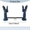 Microphones Clips 180° Adjustable Black Universal 1 To 2 Mic Mount Compact Non Slip Attachment
