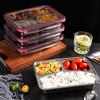 Boîte à déjeuner en acier inoxydable pour adultes Boîte Bento pour enfant Contenant alimentaire pour étudiant