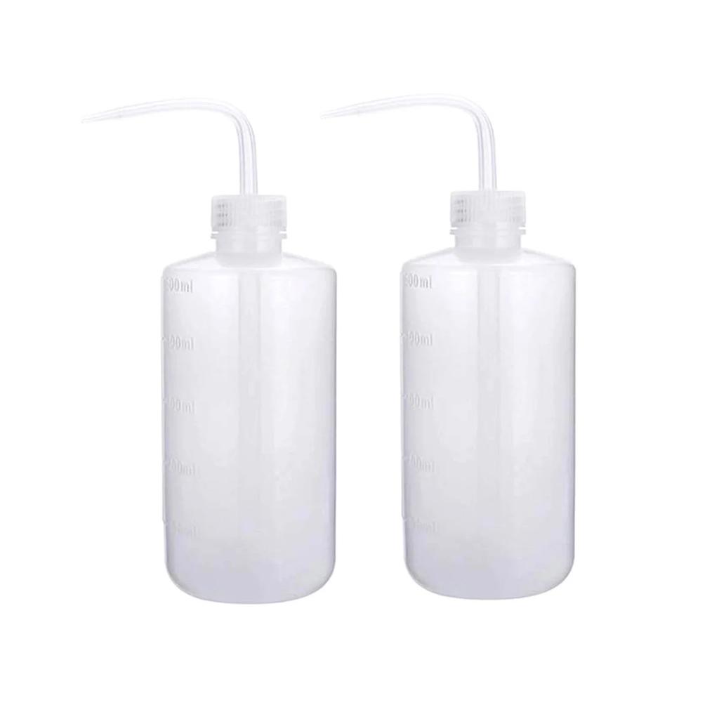 250ml/500ml Tattoo Diffuser Squeezes Bottle White Plastic Soap Washing Cleaning Lab Squeezes Bottles for Chemistry Industry