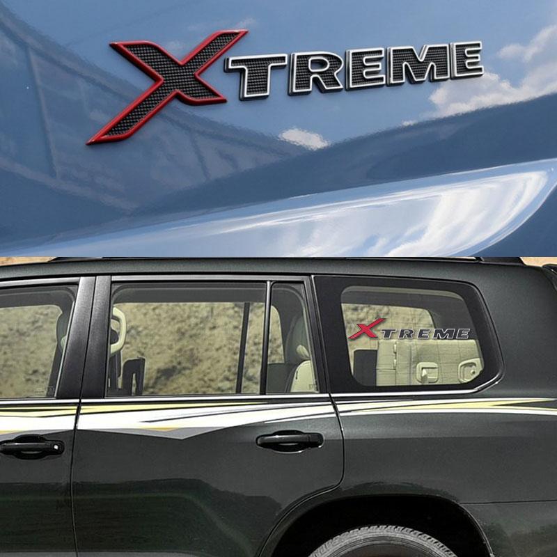 3D Premium XTREME Limited Edition für X treme Waistline Auto Motorhaube Kotflügel Kofferraum Heckklappe Namensschild Aufkleber Emblem Abzeichen Sticker