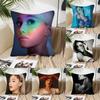 Singer A-Ariana G-Grande Pillow Case Fashion Square Pillowcase Bedroom Sofa Room Ins Decoration Leisure Cushion Cover 40x40