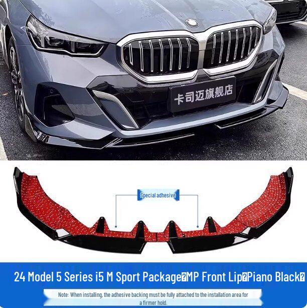 BMW New 5 Series i5 Front & Rear Bumper Protector Kit - Black Warrior Edition
