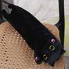 Stuffed Animal Black Cat Plush Sleeping Pillow Stuffed Cat Dolls Long Cat Pillow  Birthday Gift