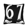 67 Meme Hands Six Seven 6 7 Pillow Case Comfy Pillow Cover Retro Trendy Pillowcases For Living Room Sofa
