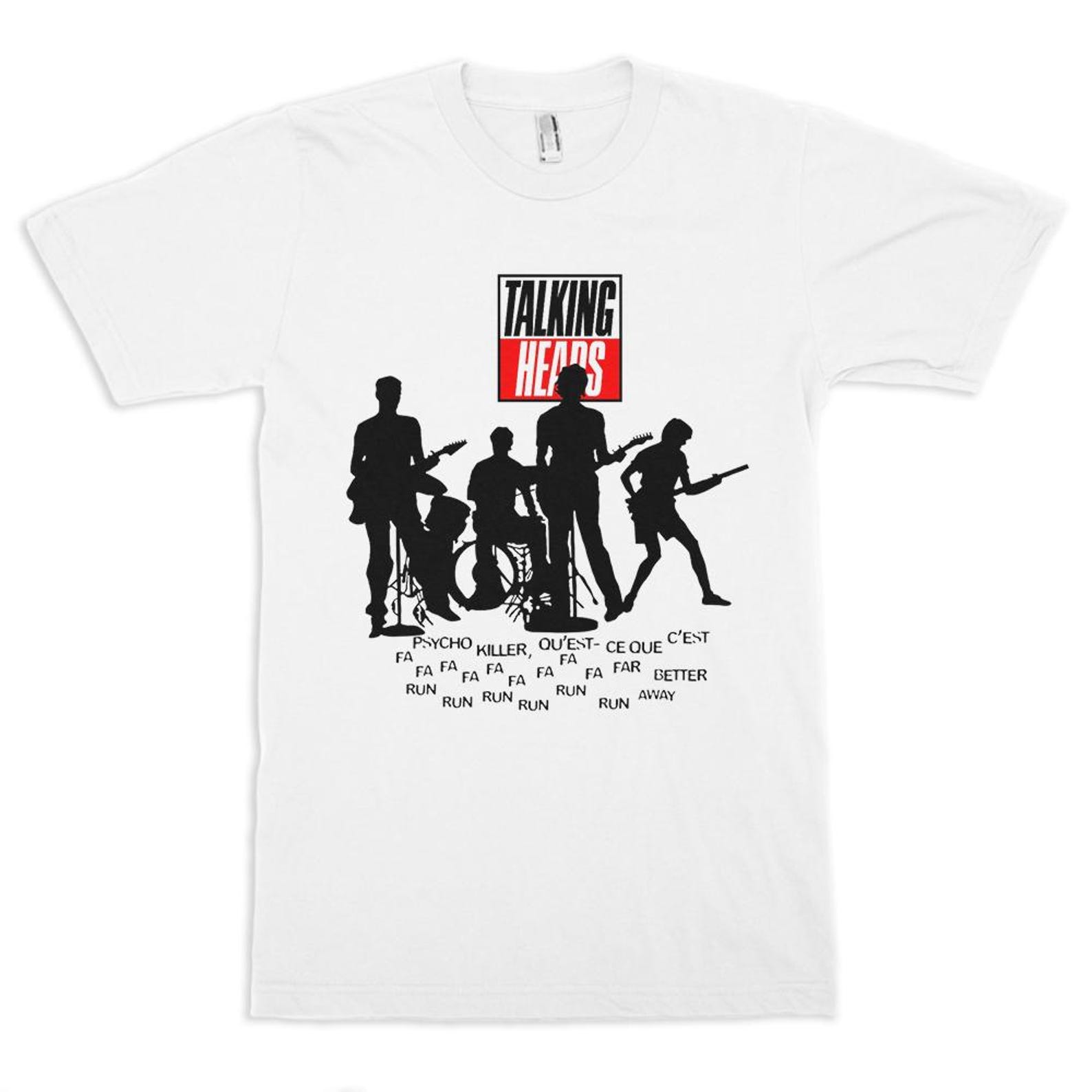 Talking Heads Songs T-Shirt, Men s and Women s Sizes L