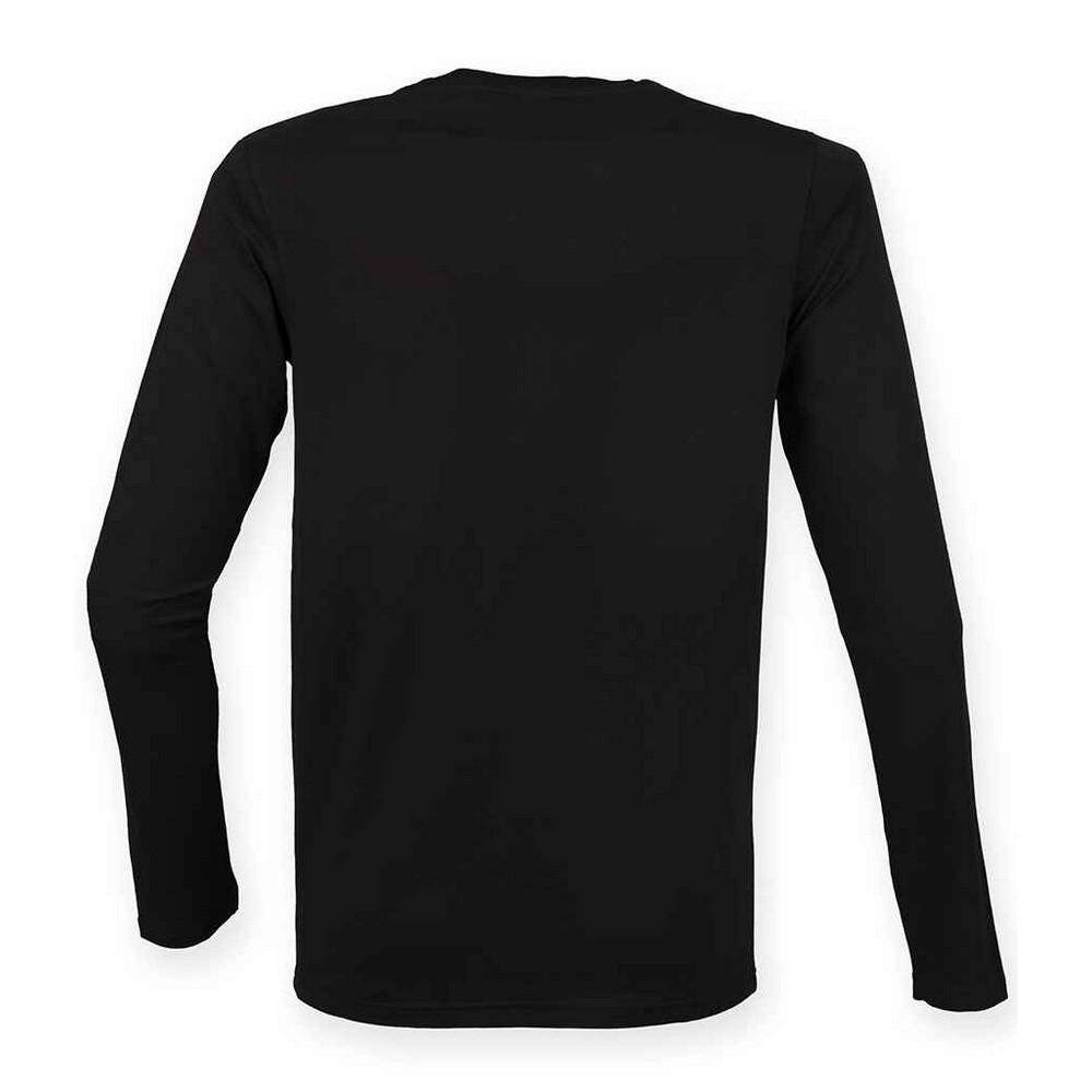 Skinni Fit Mens Feel Good Stretch Long-Sleeved T-Shirt