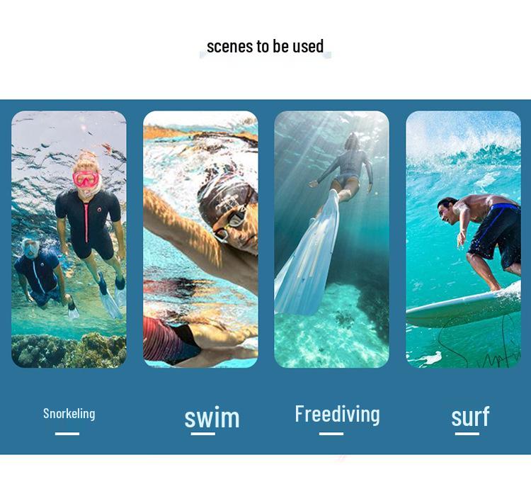 Unisex Professional Short Sleeve One-Piece Swimsuit - Black, Five-Point Pants, Customizable for Students