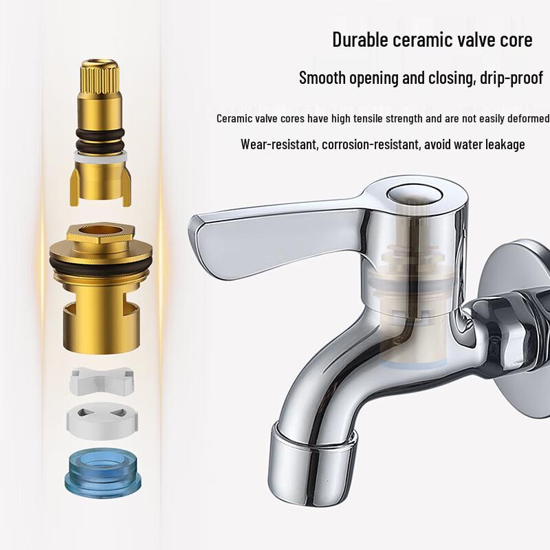 CVBAB All-Copper Extended Mop Sink Faucet