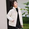 Small short cotton-padded women's winter thermal stand-up collar loose belly covering thin down cotton-padded women's cotton-padded jacket tide