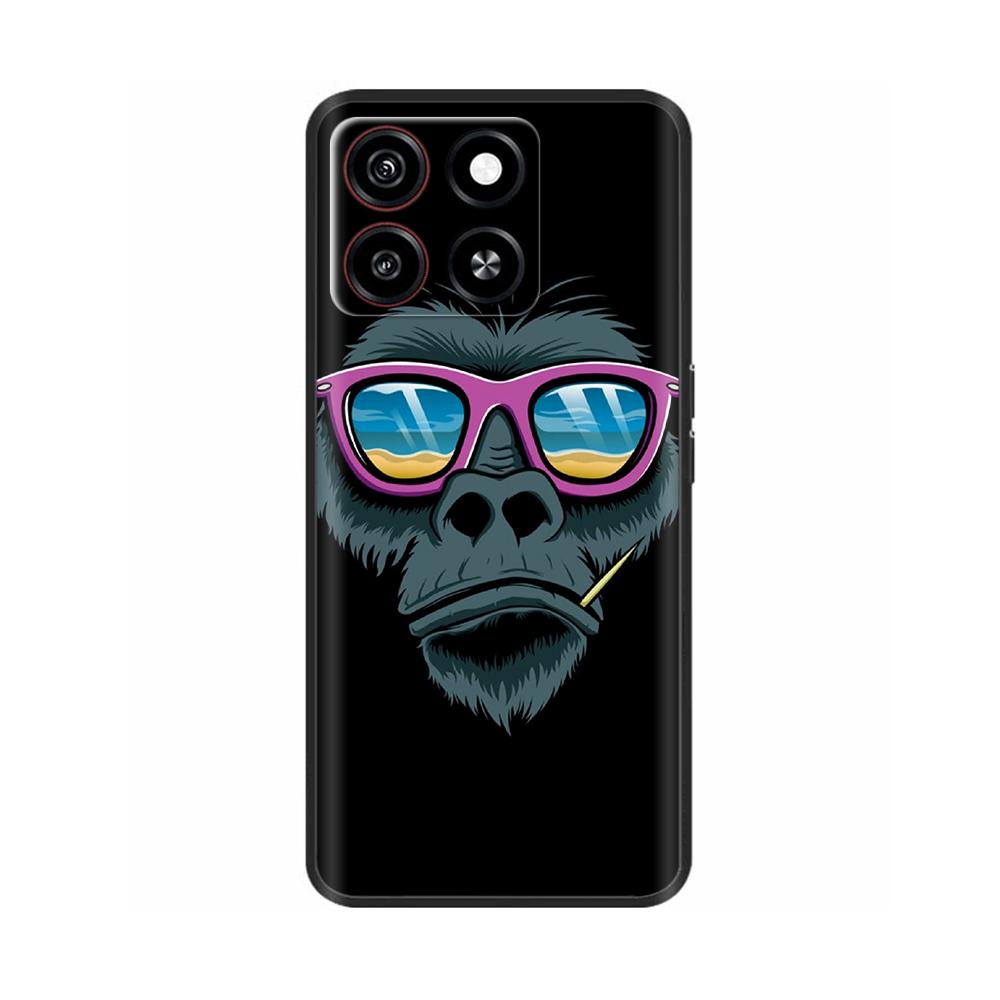For ZTE Blade A35 Case For ZTE Blade A55 Cover Fashion Flower Slim Soft Silicone Phone Cases for ZTE A35 A 35 Fundas TPU Coque