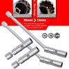 Universal Joint 14mm/16mm Magnetic Spark Plug Socket 3/8" Drive 12 Point Swivel Socket Removal Tool Adapter Spark Plug Wrench
