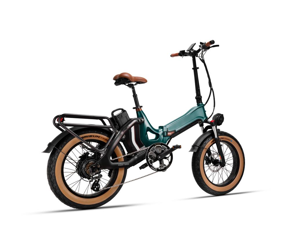 Electric Bicycle Foldable MIHOGO 20" 1000W Motor Top Speed 40Km/h 48V 29AH Max Range 268Km Load 120Kg 7 Speed ONE