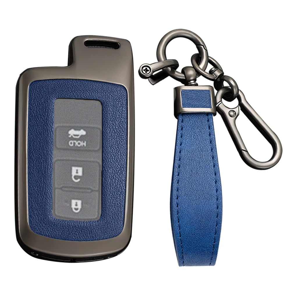 

[KUNIO] Toyota 2/3 Button Key Case Key Cover Key Holder Alloy PVC Leather For
