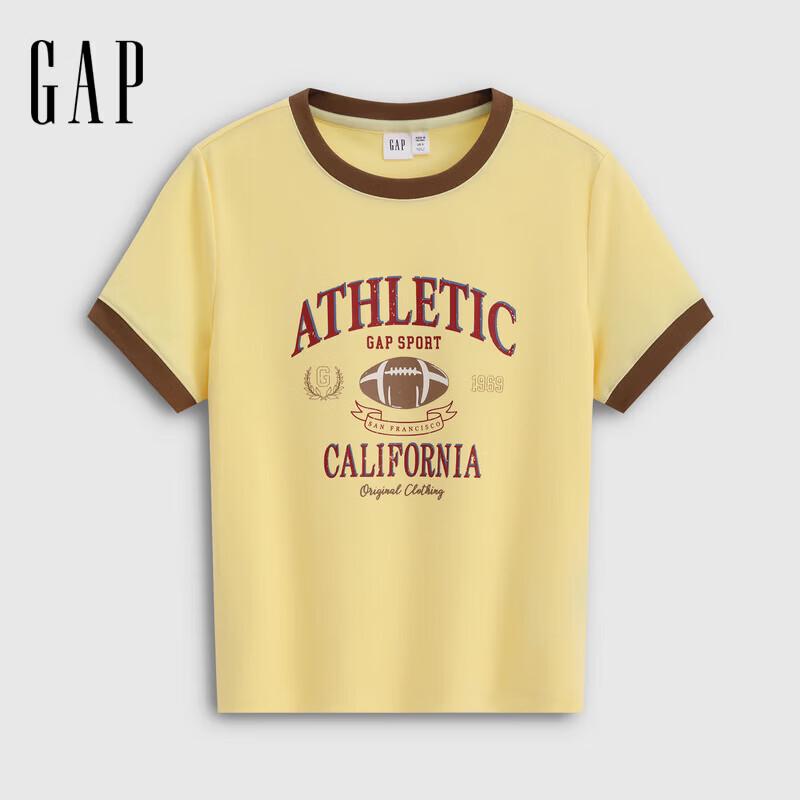 GAP Women s Logo Print Short Sleeve T-Shirt 160/84A