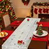 Christmas Table Runner Country Christmas Tree Table Runners Seasonal Kitchen Dining Table Decoration for Winter Home Party Banquet Decor 13x72 Inch
