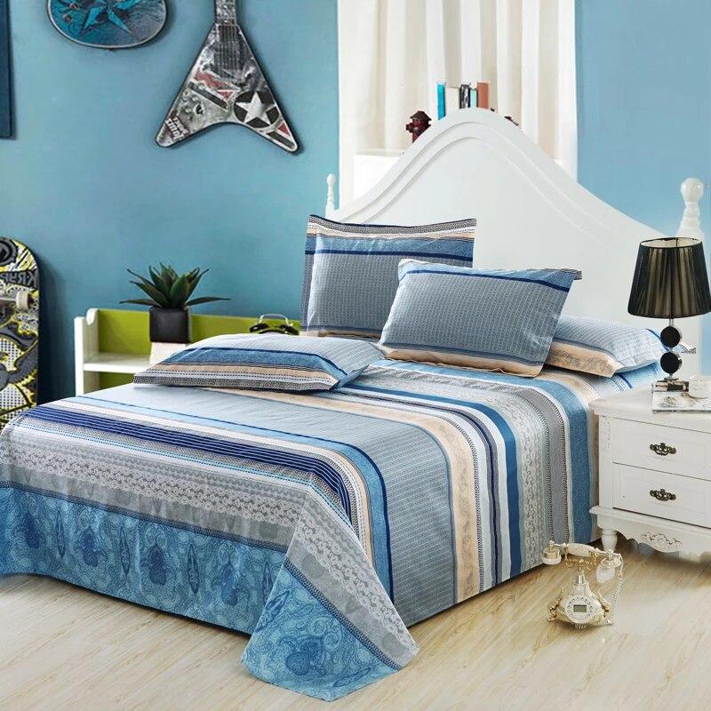 Prosta bawełniana drukowana prześcieradło Nowoczesne duże prześcieradło Wygodna narzuta studencka Cztery pory roku Uniwersalna pyłoszczelna prześcieradło