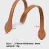 Imitation Leather Leaf-Pattern Handle 60cm PU Shoulder Strap for Bags and Luggage