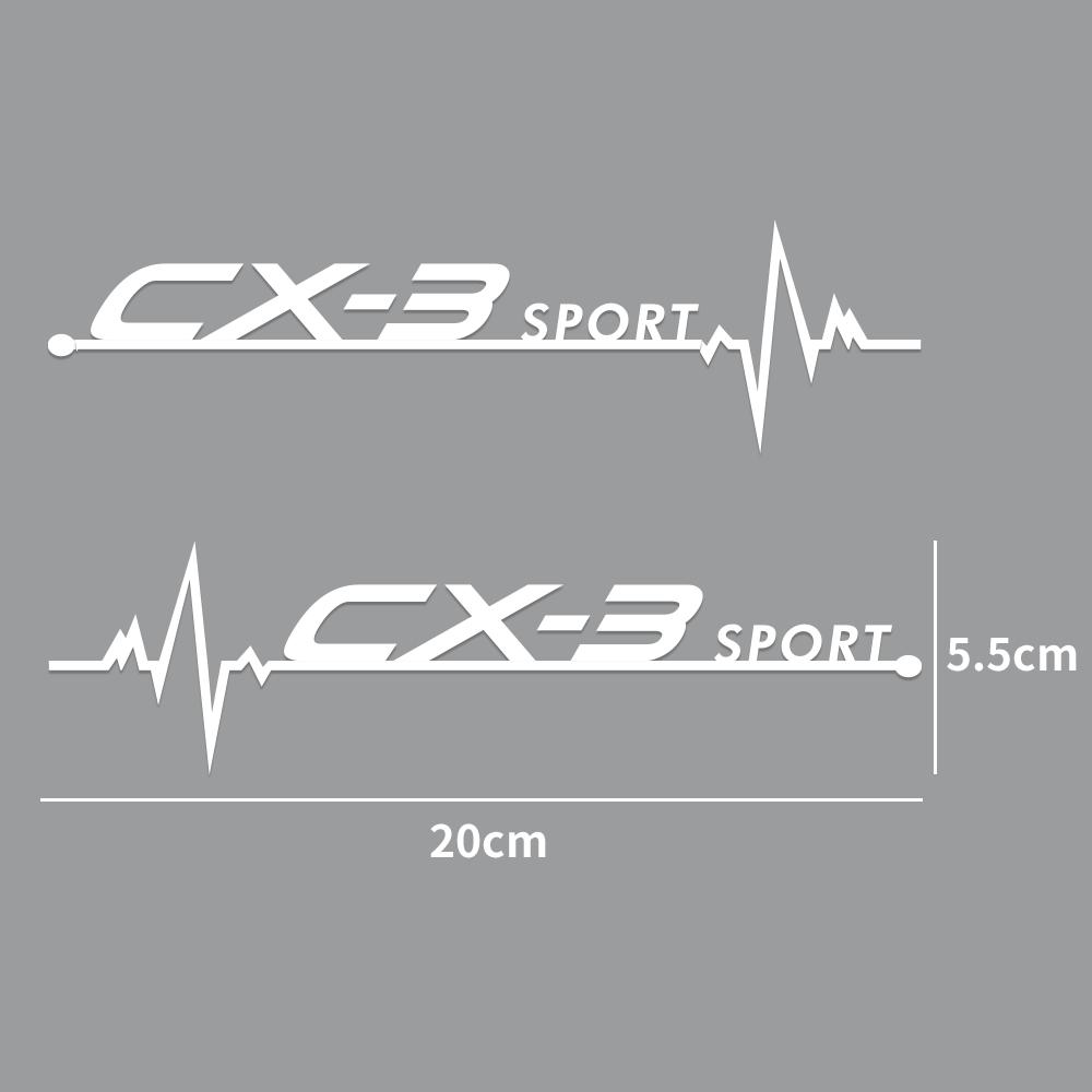 Car Styling 2pcs Car Side Window Body Decoration Stickers For Mazda Axela Atenza CX-3 E CX-5 CX-8 MS Demio MPS 3 6 Car Accessories