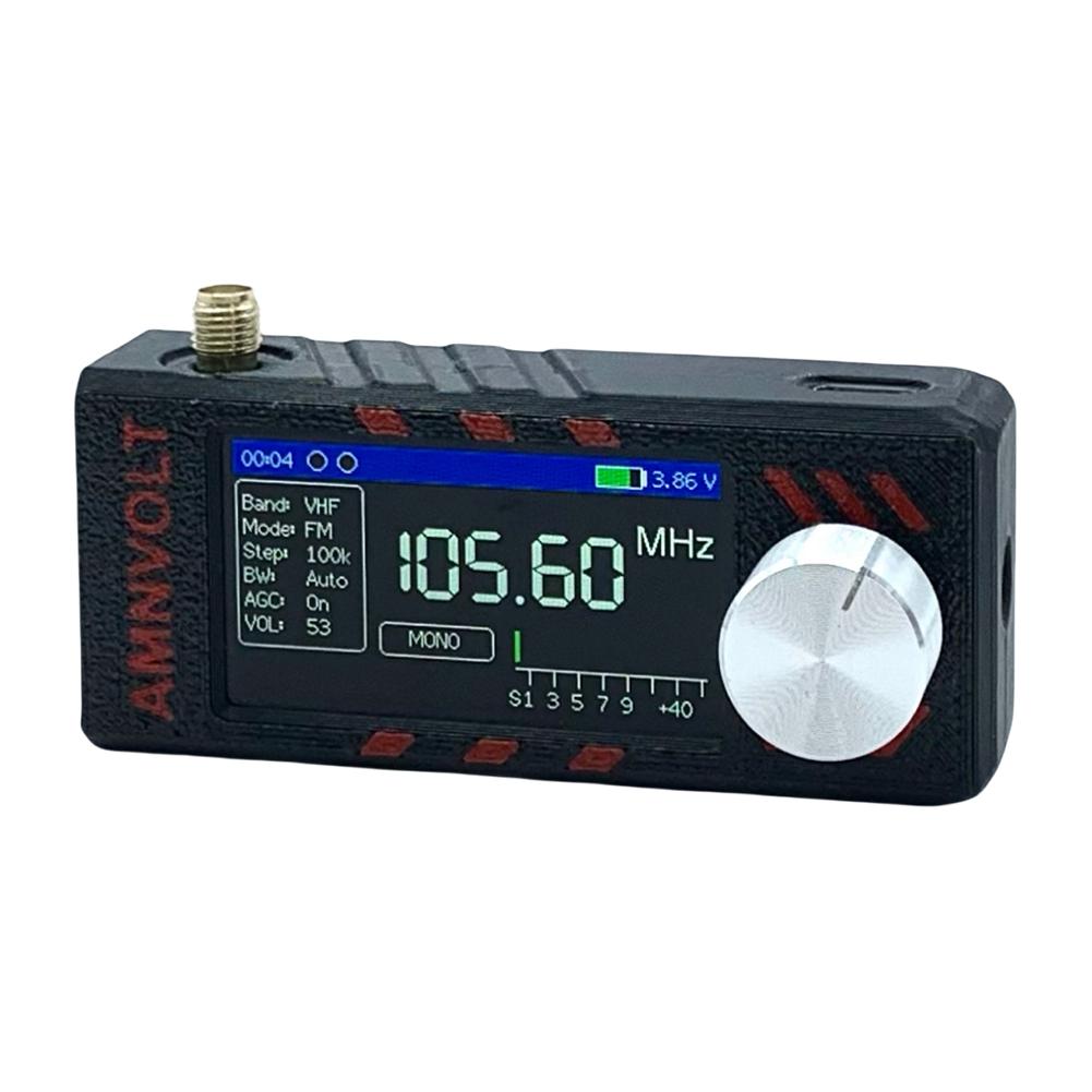SI4732 LSB USB AM FM FM/AM Radio 1.9inch IPS Screen HF SW MW VHF Radio with Antenna Portable Radio DSP Radio