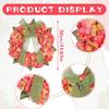Hydrangea Wreath Door Hanging Simulation Flower  Style Wall Hanging Autumn Decoration