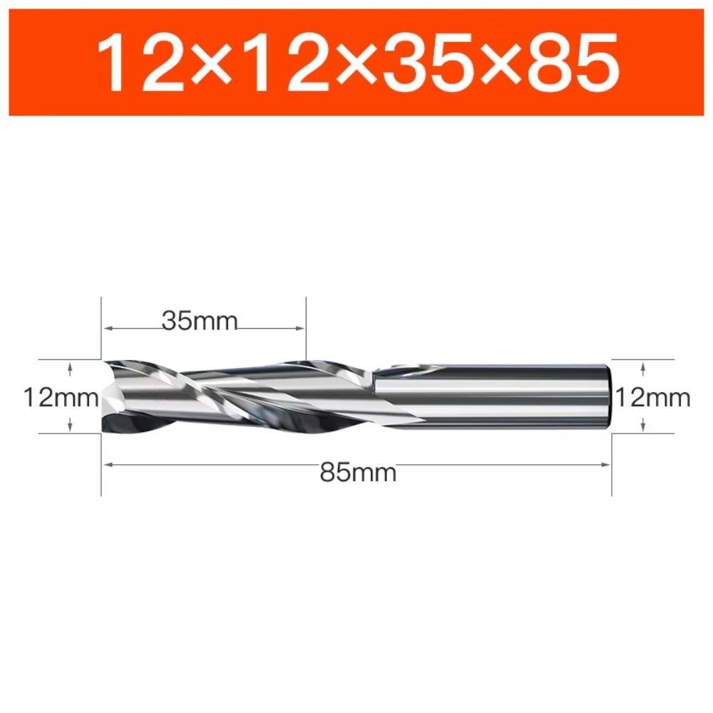 HSS M2 End Mill HRC65 Alloy Carbide Milling New Spiral Router Bit  Aluminum Stainless Metal