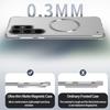 Matte Metallic Painting Frameless PC Hard Phone Case For Samsung Galaxy S25 S24 S23 S22 Plus Ultra Magnetic Wireless Charge Capa