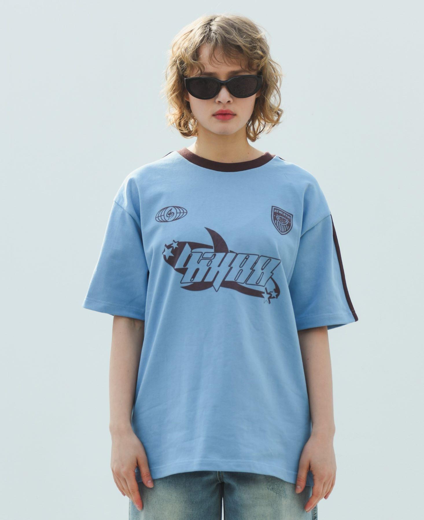Bajubiju Sporty Jersey T-Shirt [Sky] M