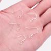 6pcs/pack Genuine 925 Sterling Silver Hook Ear Wire Hook Findings For DIY Jewelry Making Earring Accessories