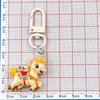 New Year Cartoon Wealth Horse Keychain: Girl's Bag Charm & Student Backpack Accessory - Year of the Horse Small Gift