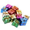 12PCS Gift Box Pendant Hanging Ornament for Christmas Tree Xmas Parties Decor