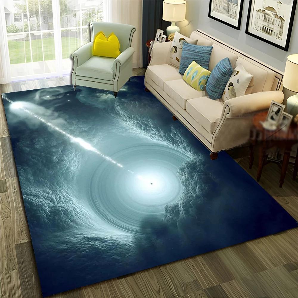 Dream Natural Tornado Cloud Twister Carpet Rug for Home Living Room Bedroom Sofa Doormat Decor,kids Area Rug Non-slip Floor Mat