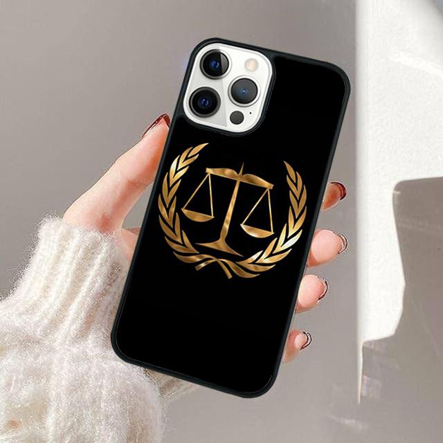 

Law Lawyer Judge Justice Phone Case For iPhone 17 Air 14 15 16 13 12 Max Cover For Apple 11 Pro Max Plus Coque iPhone 13