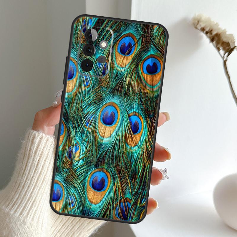 

Animal Peacock Pattern Case For Samsung Galaxy A13 A33 A53 A06 A17 A56 A36 A26 A16 A15 A35 A55 A34 A54 A52 A12 A32 Samsung A23