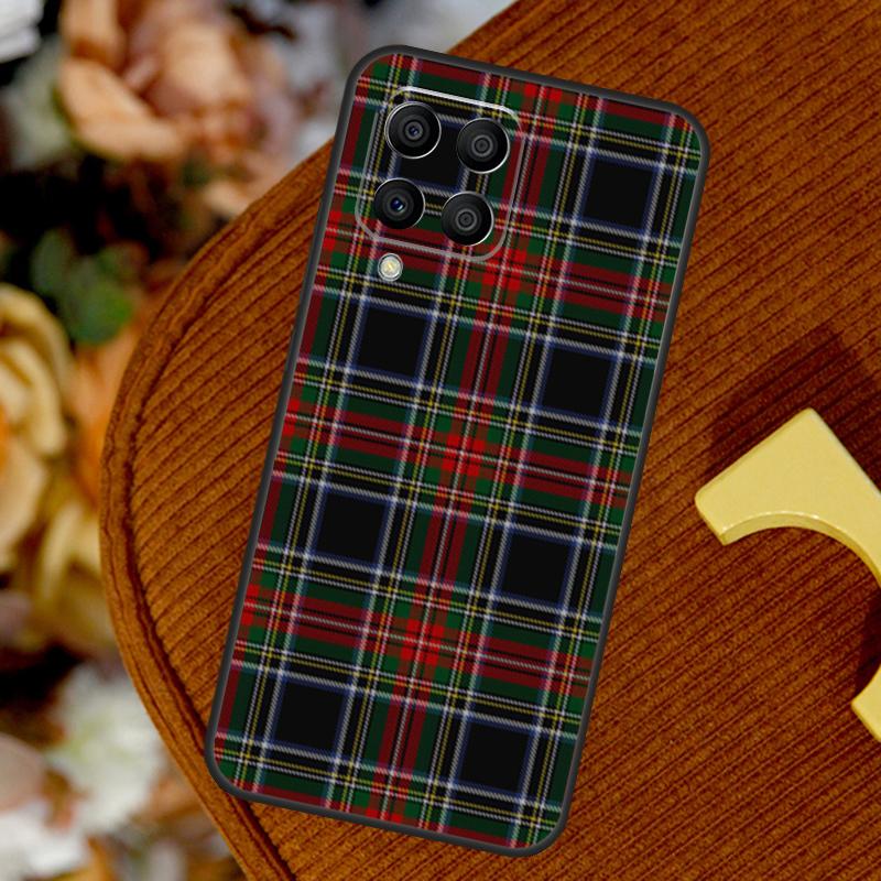 Clan Stewart Tartan Plaid Pattern For Samsung Galaxy M32 M52 M12 M55 M15 M13 M23 M33 M53 M20 M21 M51 M34 M54 M30s M31s Case