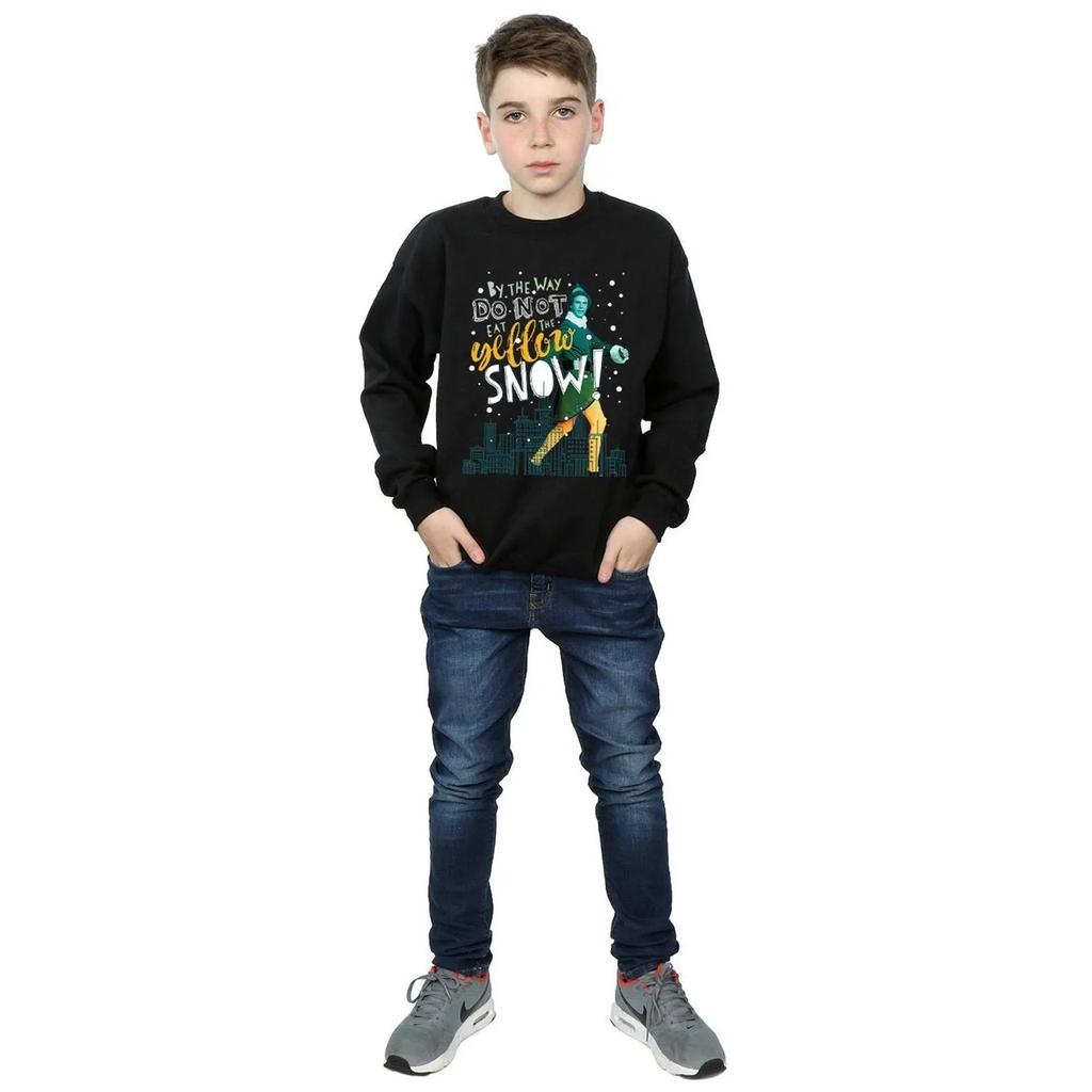 Elf Boys Yellow Snow Sweatshirt