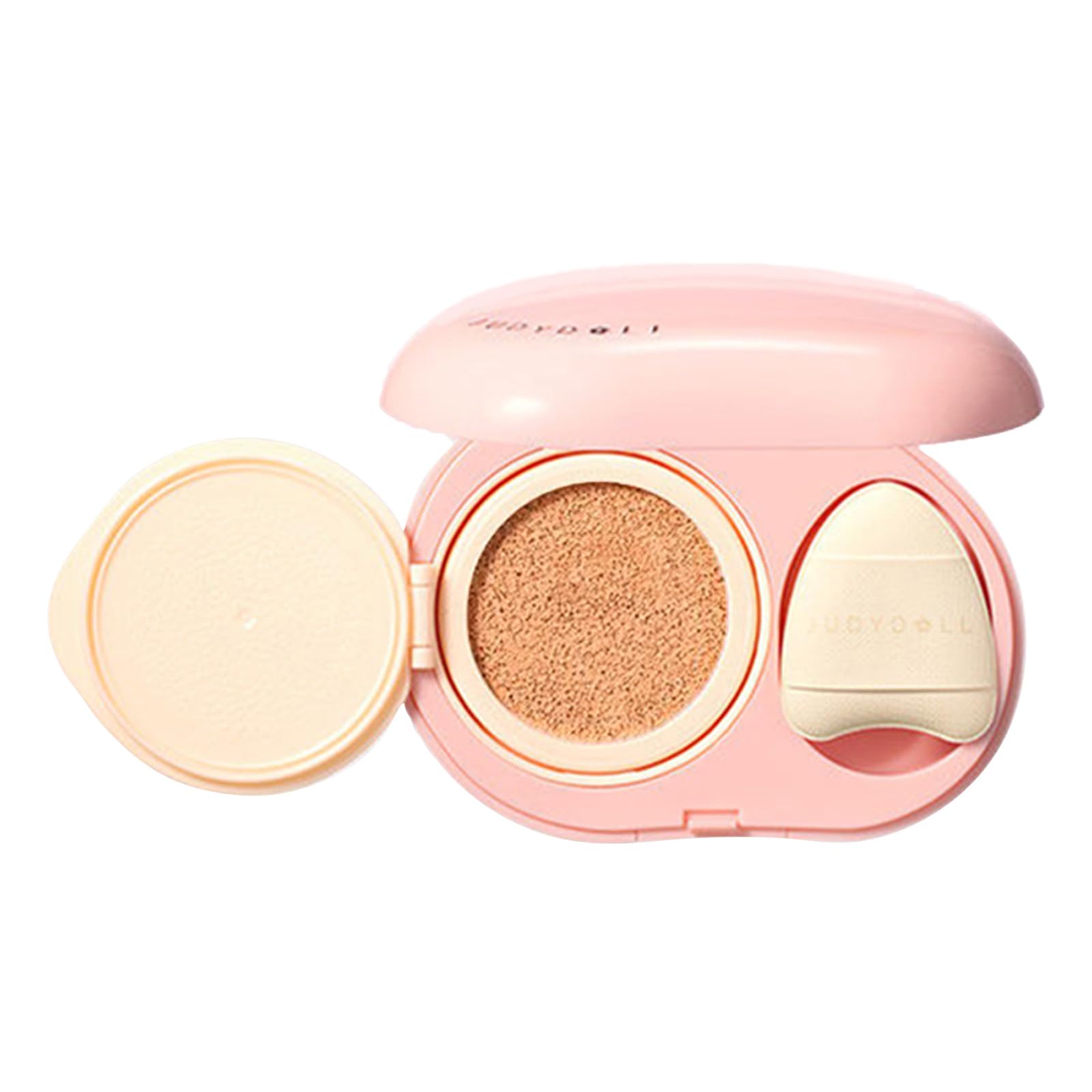 

Judy Doll Concealer Palette with Puff - Cushion Concealer - Beginner-friendly, Natural, Brightens Dullness, Conceals Pores, Popular, with Chain and