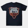 Men Black Print T-shirt Chicago Bears Good Better Best M10135 No-Cut Transfer Paper Print Cotton Tshirt