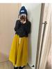 Autumn Winter Korean Style Fleece-Lined Warm Loose Fit Slimming Casual Pants for Women Wide Leg Corduroy