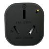 National Standard 10A-16A Conversion Plug, Single Contact Power Socket, Black - Available Now.