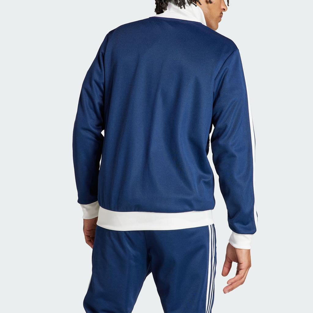 Adidas genuine clover men's retro stand up collar sports slim fit jacket IP0418
