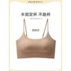 Women Thin Shoulder Strap Back Beauty Seamless Anti Exposure Summer Thin Bra