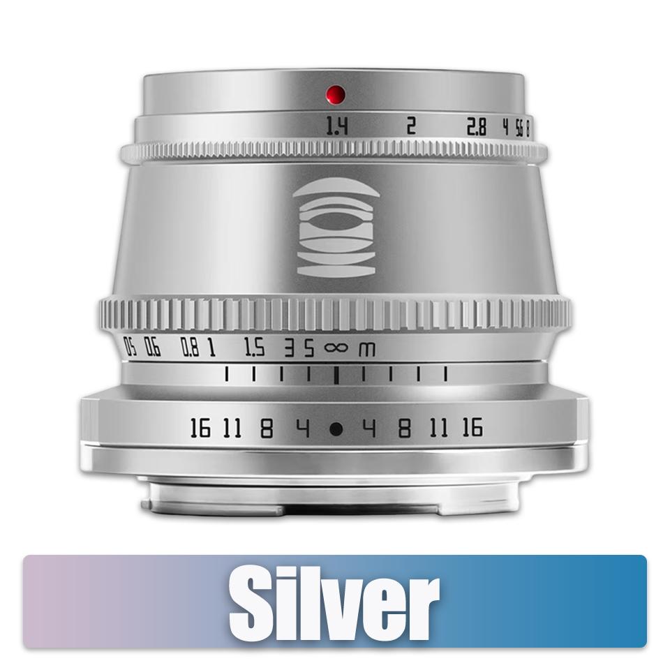 

TTArtisan APS-C Объектив 17мм F1.4 35мм F1.4 50мм F1.2 Портретный объектив для студийной фотосъемки Sony E Fujifilm X Nikon Z Mount Sony E-mount（APS-C）