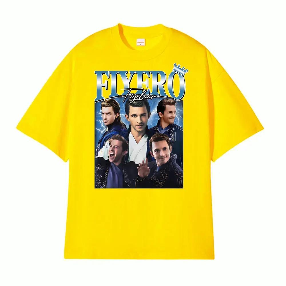 High Quality Jonathan Bailey Fiyero Tigelaar Mens TShirt Classic Stylish Casual Short Sleeve BestSelling Top Tshirts
