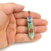 TikTok Live Handcrafted Rose Quartz Crystal Sword Pendant Necklace